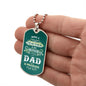 Being a Teacher is an Honor Dog Tag