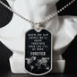 Be Here Forever Dog Tag