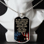 We Will Fight Them Together Dog Tag