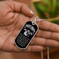 Biker's Prayer Dog Tag