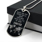 Be Here Forever Dog Tag