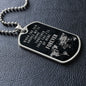 Be Here Forever Dog Tag
