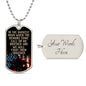 We Will Fight Them Together Dog Tag