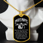 Biker's Prayer Dog Tag