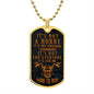 Born to Ride Dog Tag