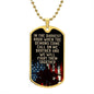 We Will Fight Them Together Dog Tag