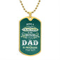 Being a Teacher is an Honor Dog Tag