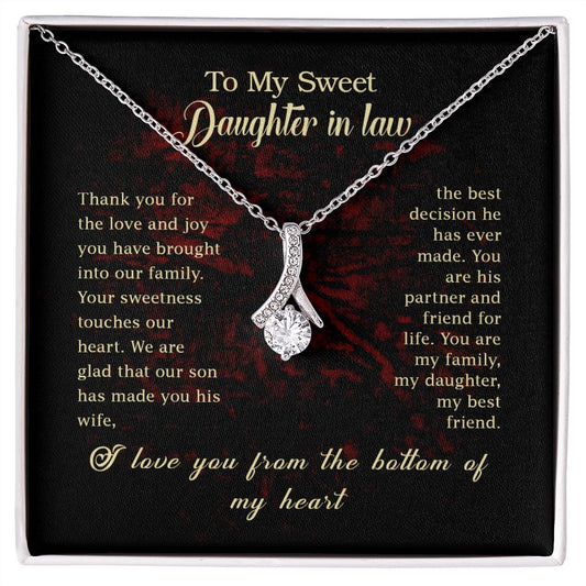 To My Sweet Daughter in Law  Alluring Beauty