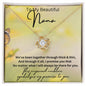 To My Beautiful Nana Love Knot Necklace