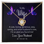 To My Wife Love Knot Necklace
