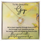 To My Beautiful Gigi Love Knot Necklace