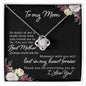 To My Mom Love Knot Necklace