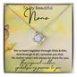 To My Beautiful Nana Love Knot Necklace