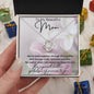 To My Beautiful Mom Love Knot Necklace