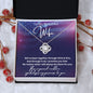 To My Beautiful Wife Love Knot Necklace