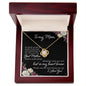 To My Mom Love Knot Necklace