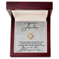 To My Beautiful Auntie Love Knot Necklace