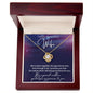 To My Beautiful Wife Love Knot Necklace
