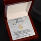 To My Beautiful Auntie Love Knot Necklace