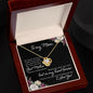To My Mom Love Knot Necklace