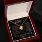 To My Sweet Daughter in Law Love Knot Necklace