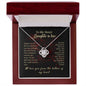 To My Sweet Daughter in Law Love Knot Necklace