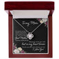 To My Mom Love Knot Necklace