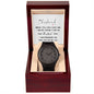 My Husband Wooden Watch