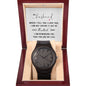 My Husband Wooden Watch