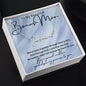 To My Beautiful Bonus Mom Signature Style Name Necklace
