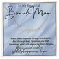 To My Beautiful Bonus Mom Signature Style Name Necklace