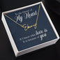 To the Owner of My Heart Signature Style Name Necklace