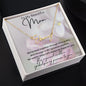 To My Beautiful Mom Signature Style Name Necklace