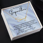 To My Beautiful Stepmother Signature Style Name Necklace