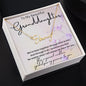 To My Beautiful Granddaughter Signature Style Name Necklace