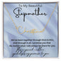 To My Beautiful Stepmother Signature Style Name Necklace