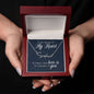 To the Owner of My Heart Signature Style Name Necklace