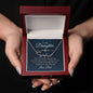 To My Daughter Signature Style Name Necklace