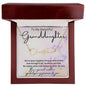 To My Beautiful Granddaughter Signature Style Name Necklace