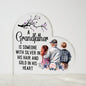 Grandfather Heart Shaped Acrylic Plaque