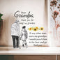 Dear Grandpa Heart Shaped Acrylic Plaque