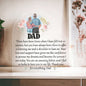 DAD's Love is the Best Heart Shaped Acrylic Plaque