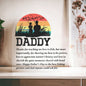 Fishing DADDY Heart Shaped Acrylic Plaque