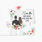 I Love You Acrylic Puzzle Plaque
