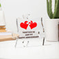 Together WE Just Fit Acrylic Puzzle Plaque