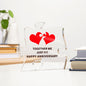 Together WE Just Fit Acrylic Puzzle Plaque
