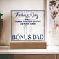 Thank You Bonus DAD Square Acrylic Plaque