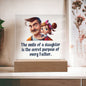 Smile of a Daughter Square Acrylic Plaque