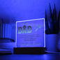 To My Dad Square Acrylic Plaque