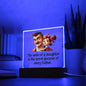 Smile of a Daughter Square Acrylic Plaque